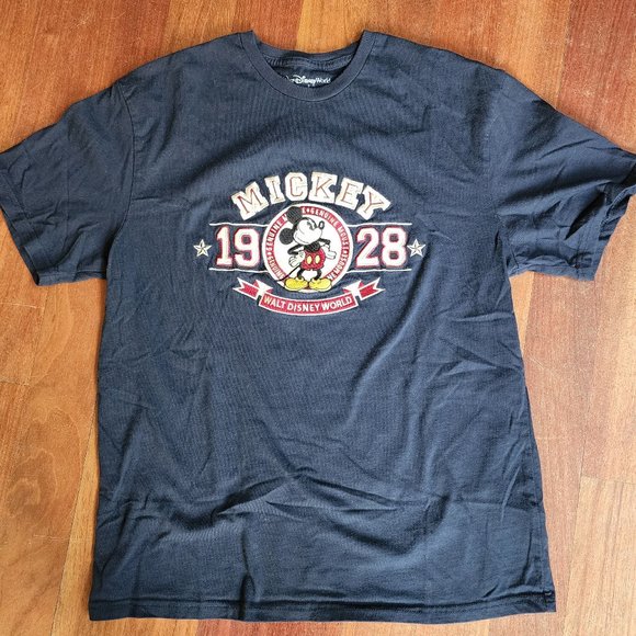 Disney Tops - Disney Navy Mickey Mouse 1928 T-Shirt Size Small